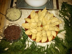 yule pies and spreads