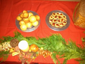 yule tarts and cakes